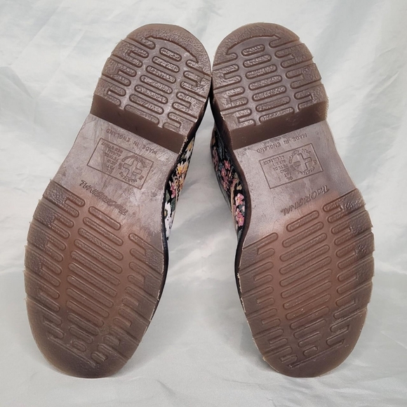 Dr. Martens vintage 90s era 1460 floral print Sienna Miller leather boots - Picture 6 of 8